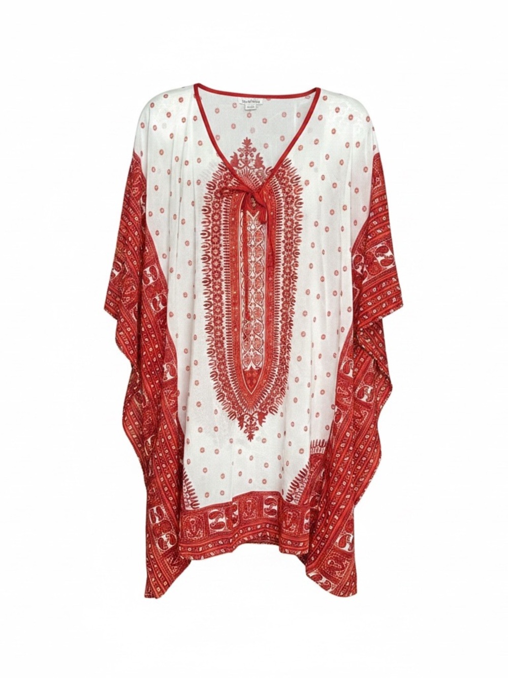 Royal Paisley one size Boho style duster top sheer